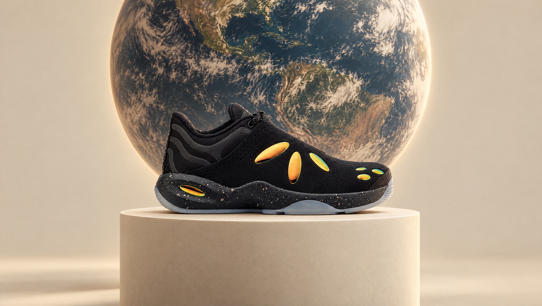 Illustrative 741 campaign image: earth backed product reveal